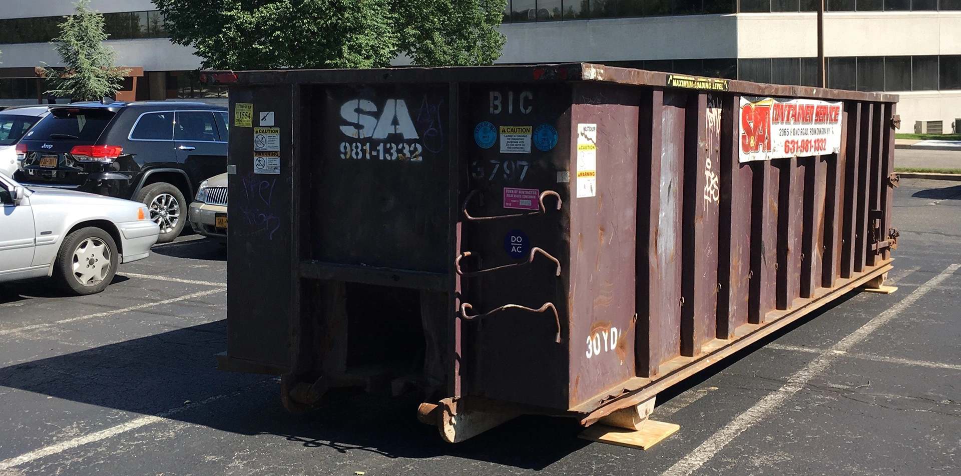 S&A Waste Removal Dumpster