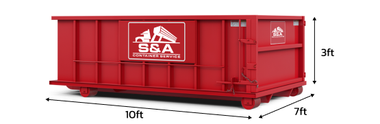 6 yard Dumpster