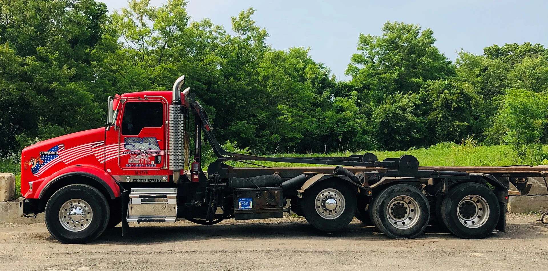 dumpster truck
